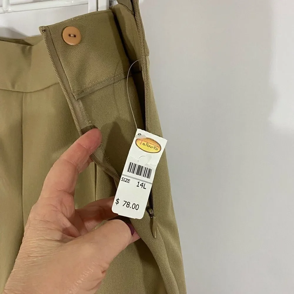 NWT Talbots Stretch Everyday Straight Leg Pants